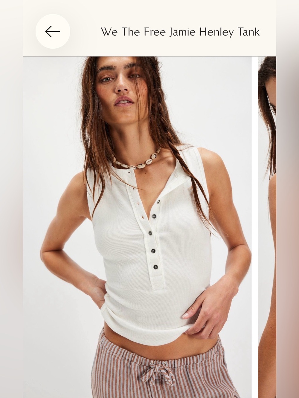 We The Free Henley tank
